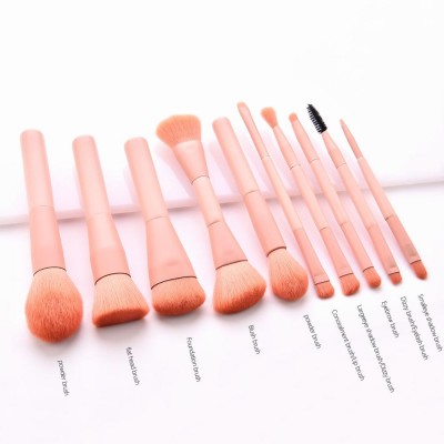 Wholesale Professional Eye Natural Hair Makeup Brush Set Luxury Custom Logo Brush Top